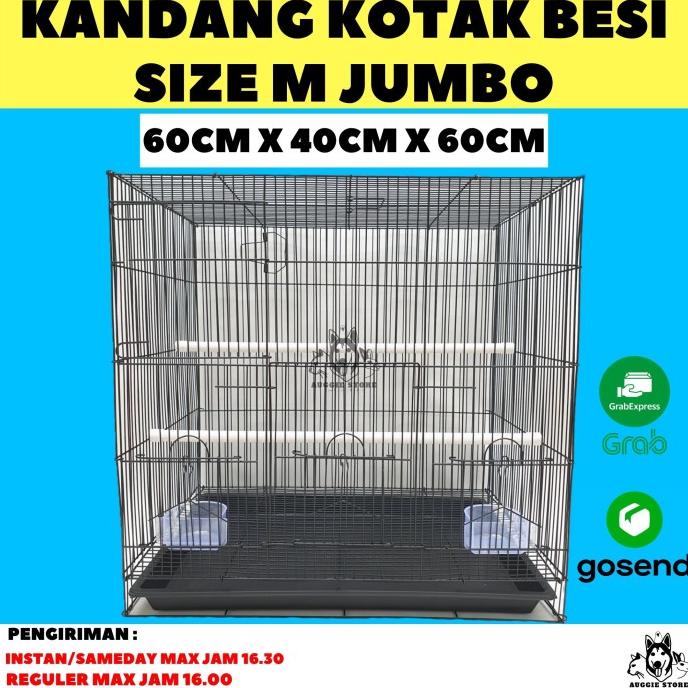 J&J Kandang Kotak Besi/Kandang Kotak Lovebird/Kandang Ternak JUMBO