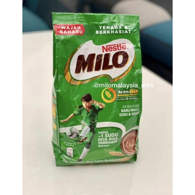 

MILO MALAYSIA 1Kg ORIGINAL TERLARIS TERPERCAYA ORIGINAL