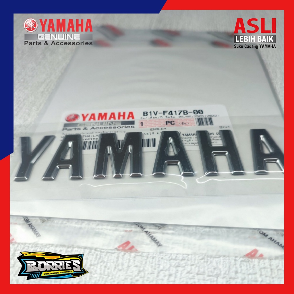 EMBLEM TULISAN YAMAHA 3D ORIGINAL XSR BISA UNTUK MODIF RX K RX S RX KING ORIGINAL UNIVERSAL SEMUA MO