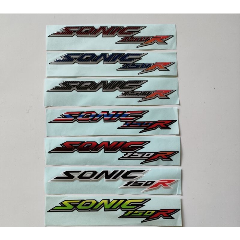 Emblem Sonic 150 r berkualitas terbaik