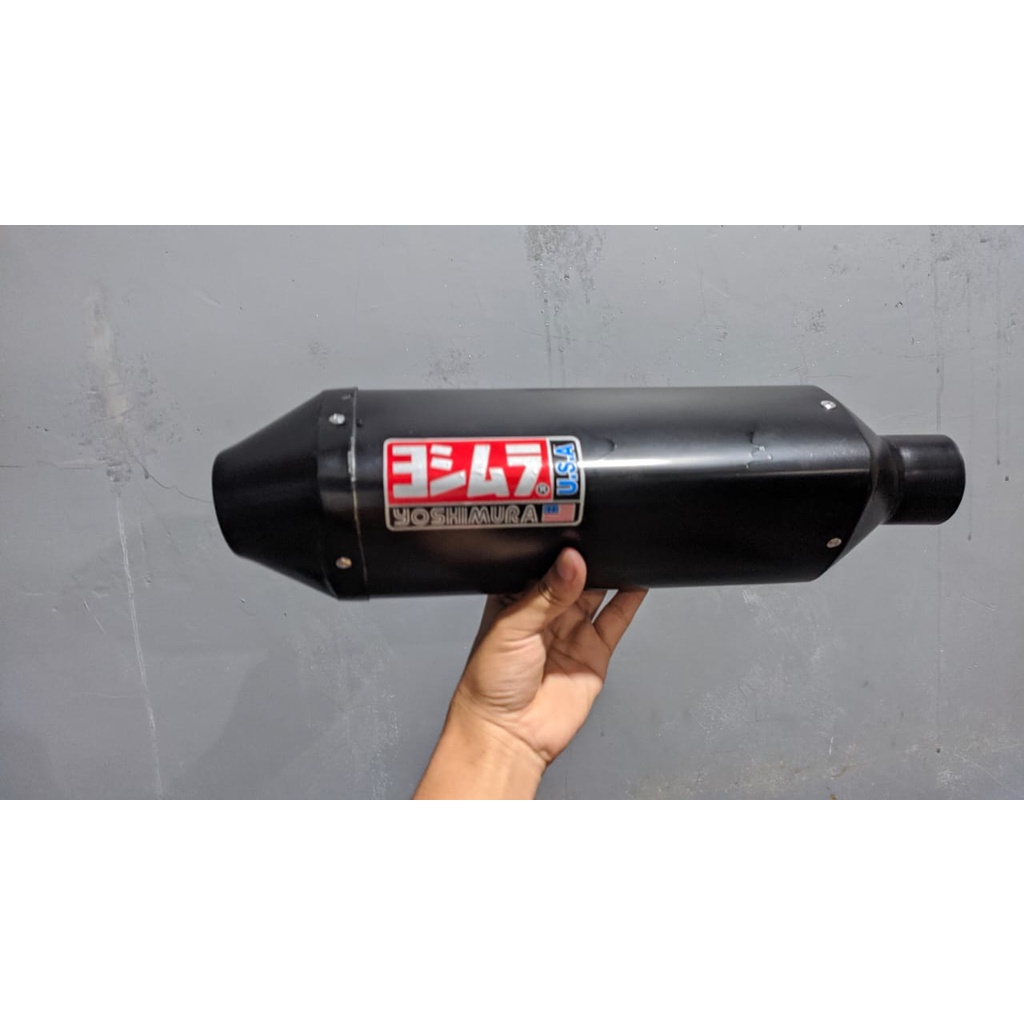 Knalpot Motor Racing USA Yoshimura R11 Black Doff Silincer Only R15 GSX CBR VIXION BYSON CB150R XABR