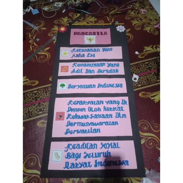 hiasan dinding pancasila