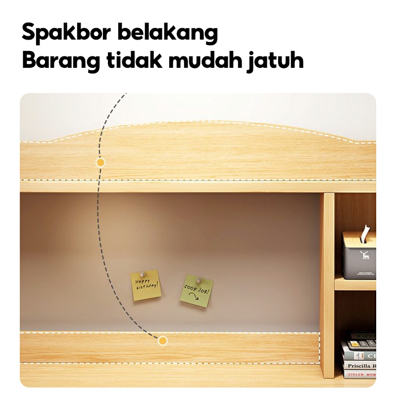 KUCA Meja Belajar Kerja Meja Kantor Meja Komputer Persegi Panjang Meja Kamar Tidur Sederhana Meja [ Garansi lima tahun ]-5