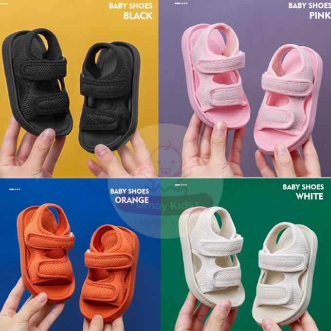 Sepatu Sandal Anak Kain Jala Unisex 1-5 Tahun Bahan EVA