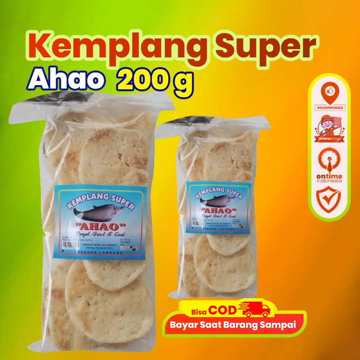 

Kemplang super ahao ikan khas lampung 200gr Enak Nikmat cemilan oke