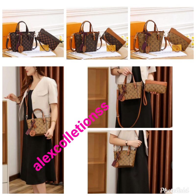 5106-9// TAS MINI Lv set//TAS 2IN1 //TAS JINJING//SELEMPANG//FREE POUCH //FREE BOX