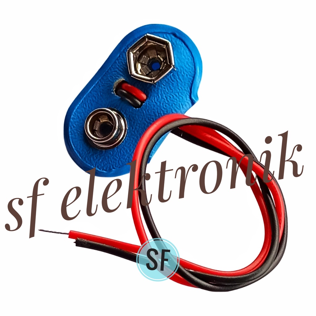 Soket Socket Kabel Baterai 9Volt