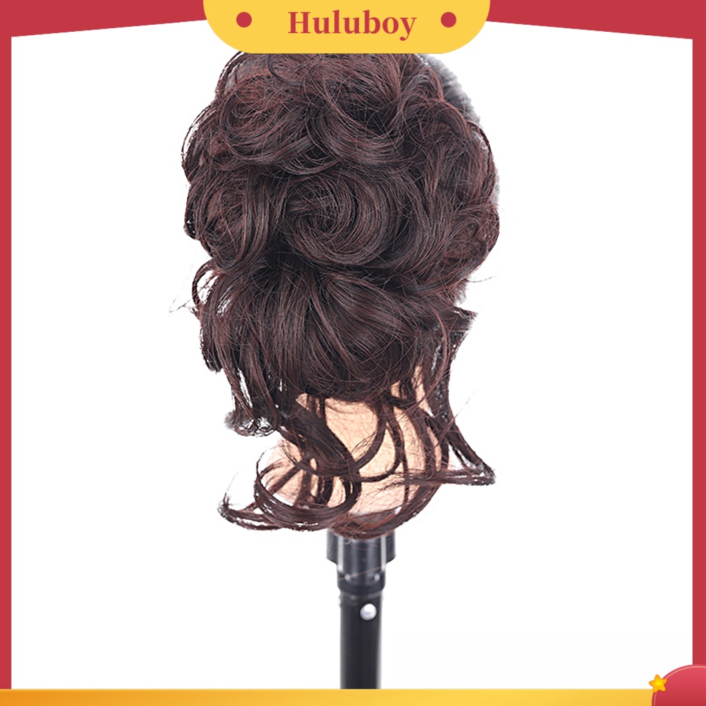 Wig Rambut Palsu Model Klip Warna Hitam Coklat Untuk Wanita