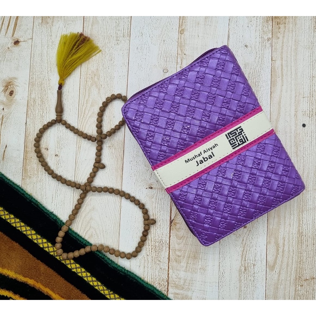 ALquran MUSLIMAH MUSHAF AISYAH A6 cover kulit/penerbit jabal