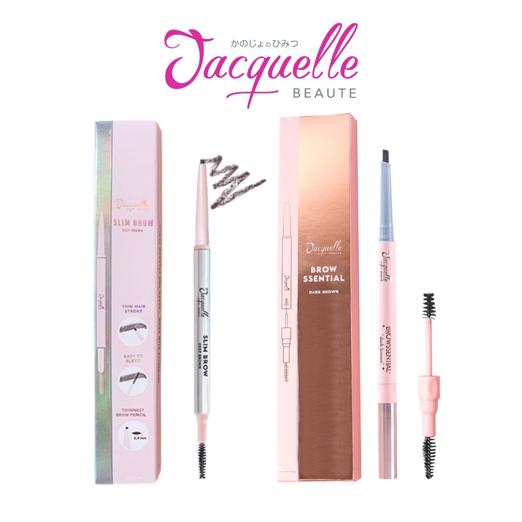 Jacquelle Browssential Multitasking Eyebrow Pencil Slim Brow Pensil Alis Eye brow