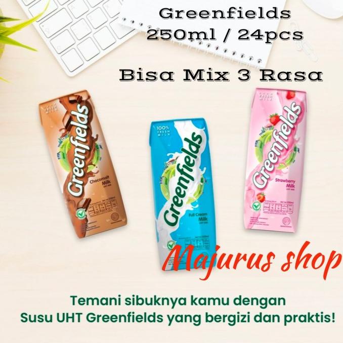 

Susu UHT Greenfields 250ml - [1 Dus/24 pcs] TERLARIS TERPERCAYA ORIGINAL