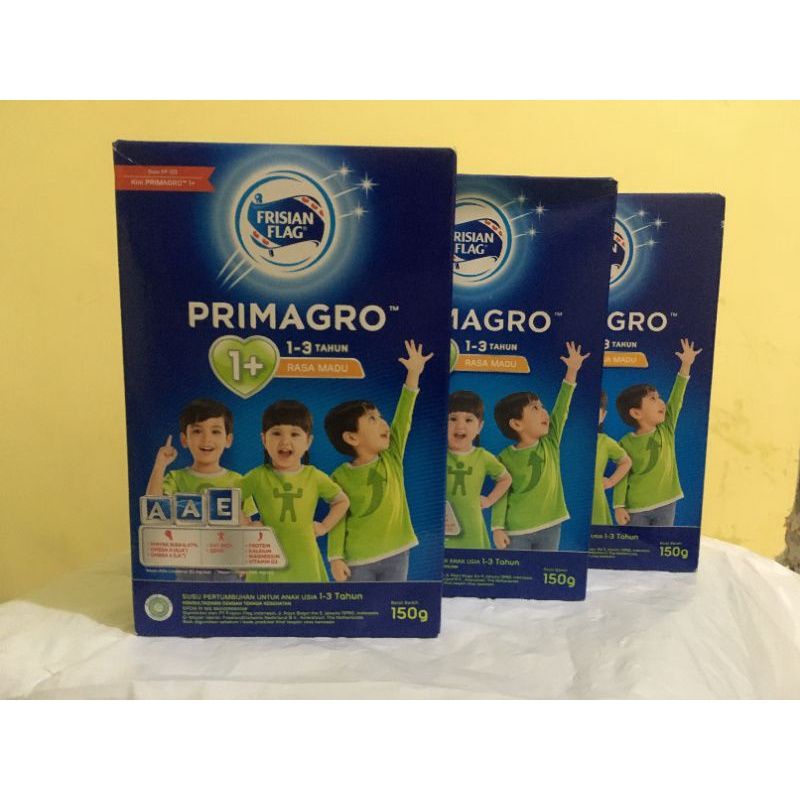 Frisian Flag Primagro 150gr 1+ Susu Pertumbuhan Anak 150 gr 1-3 Tahun Rasa Madu