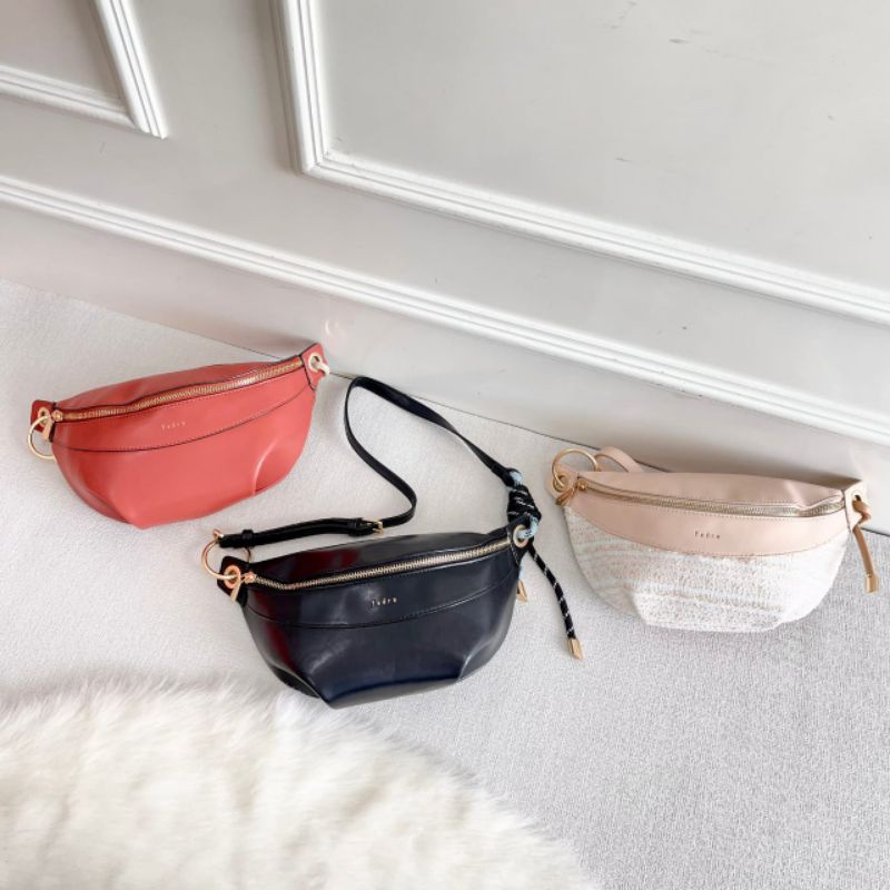 Tas Pinggang Wanita Import Pedro Cord Pouch Waist Bag P139