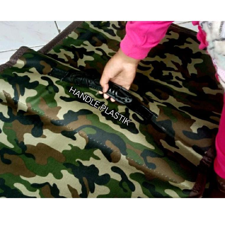 R3K2 WATERPROOF ARMY, TAS KANDEK MOTOR ANTI AIR, TAS KURIR, TAS OBROK, BAGASI MOTOR, SIZE 50X30X38