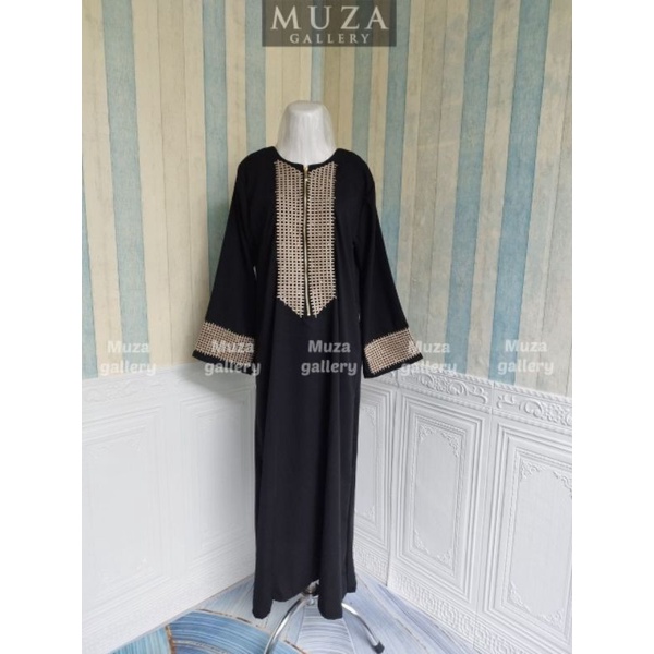 MUZA ABAYA HITAM ABAYA TURKEY AZWA (BUSUI)