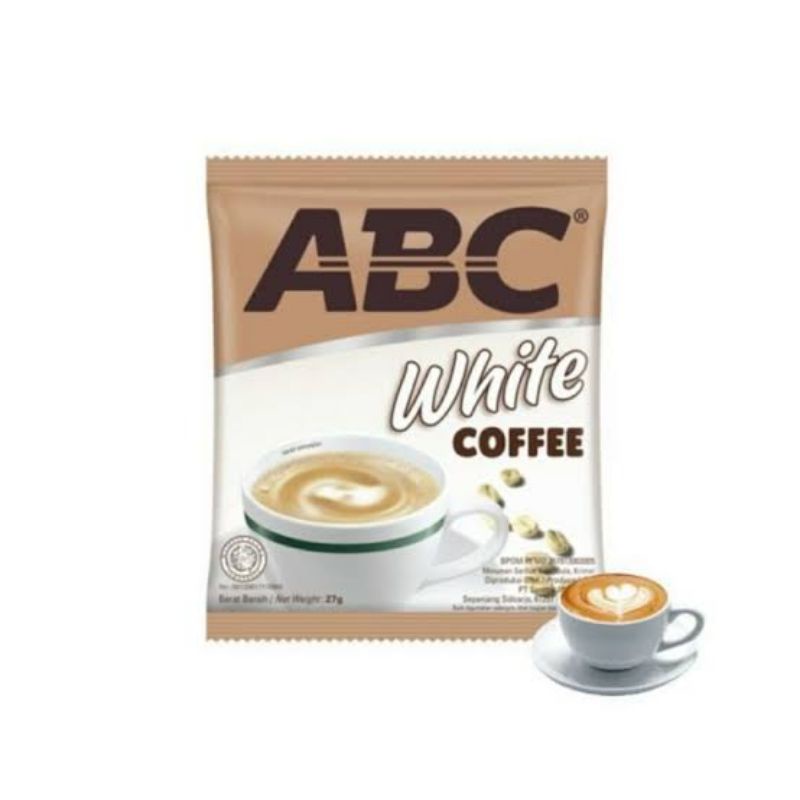 

ABC WHITE COFFEE KOPI WHITE KOFFIE ABC LUWAK WHITE KOPI 1 RENTENG