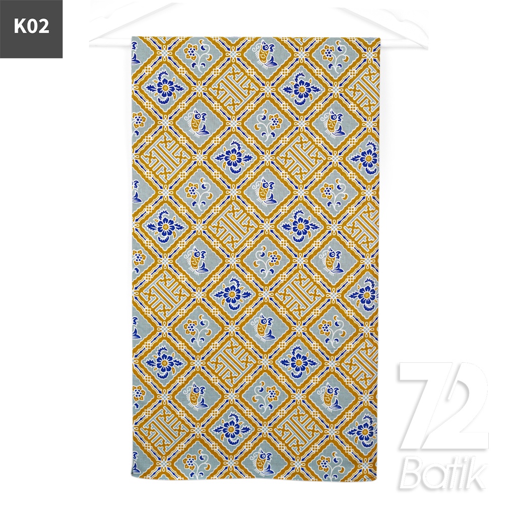 KAIN BATIK KATUN Premium Motif Kawung Ikan Warna Maroon Abu 723027 Cap 72IL Jarik Jarit Samping Kebat Panjang Batik Katun Modern Premium Bahan Seragam Batik Pernikahan Kantor Keluarga Murah Kamen Jadi Batik Bali Lembaran