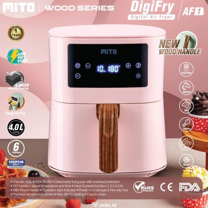 Mito AF 1 Air Fryer Penggorengan Elektrik Alat Menggoreng Tanpa Minyak