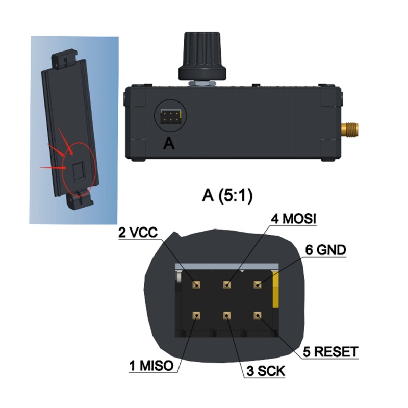 Zzz (TR) uSDX Transceiver CW/LSB/USB/AM/FM Penutup Display Led80 /60 /40 /30/20m