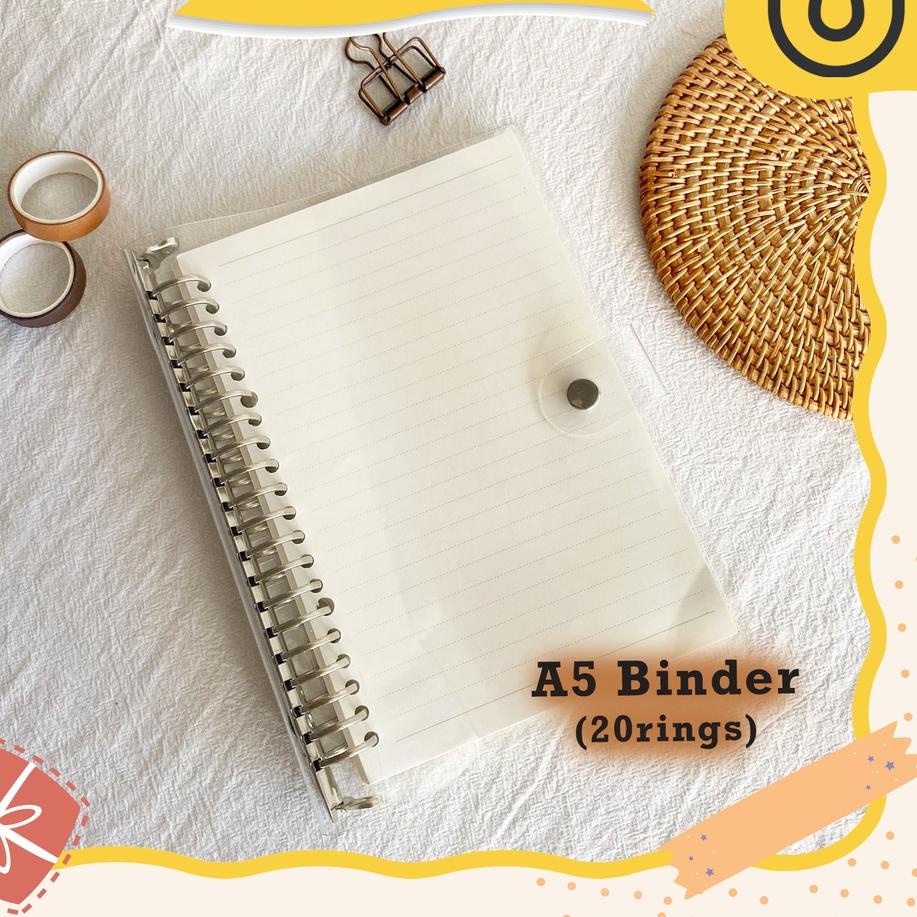 

Again 10.10 (THE UNIVERSE) 20 Rings Binder A5 Bening Transparent 20rings Binder Bening BuJo Aesthetic Binder - ST015 [GDK]