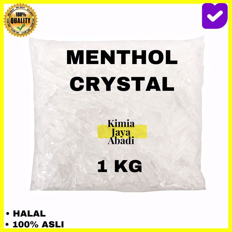 Menthol Crystal 1000 Gram / Mentol Kristal 1 KG TERMURAH (FOOD GRADE)