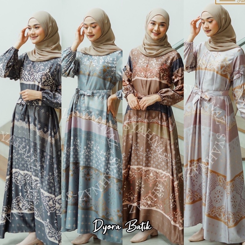 Gamis Maxmara Rempel M/L/XL/XXL Gamis Modern Raya Gamis Muslim Seragaman