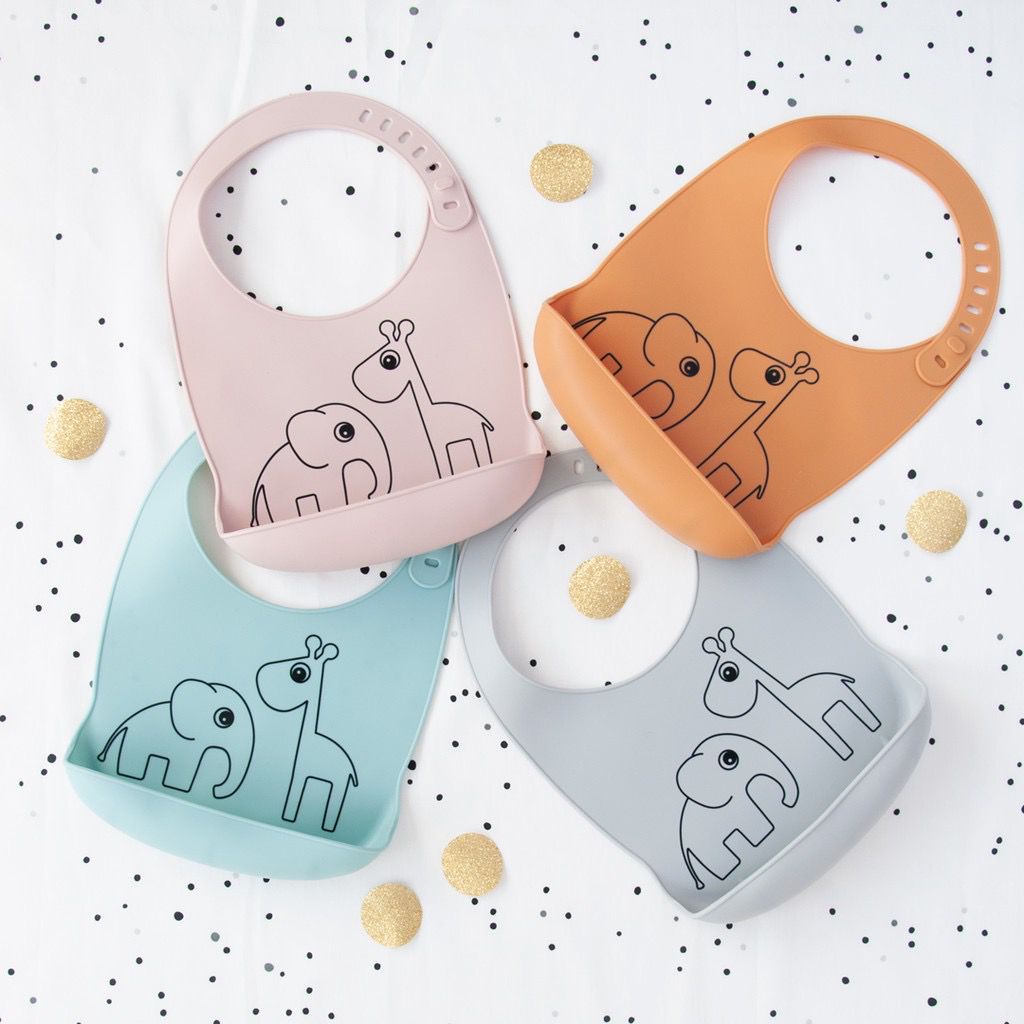 Done by Deer Silicone Bib Deer Friends - Celemek Bayi / Silicone Bib / Slabber Baby