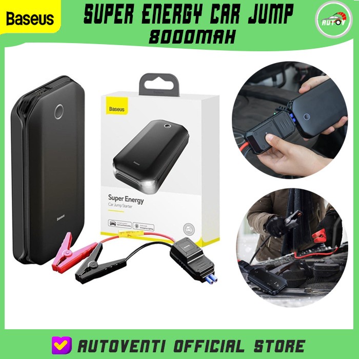 Baseus Super Energy Car Jump Start Powerbank Jumper Aki Mobil 8000mAh