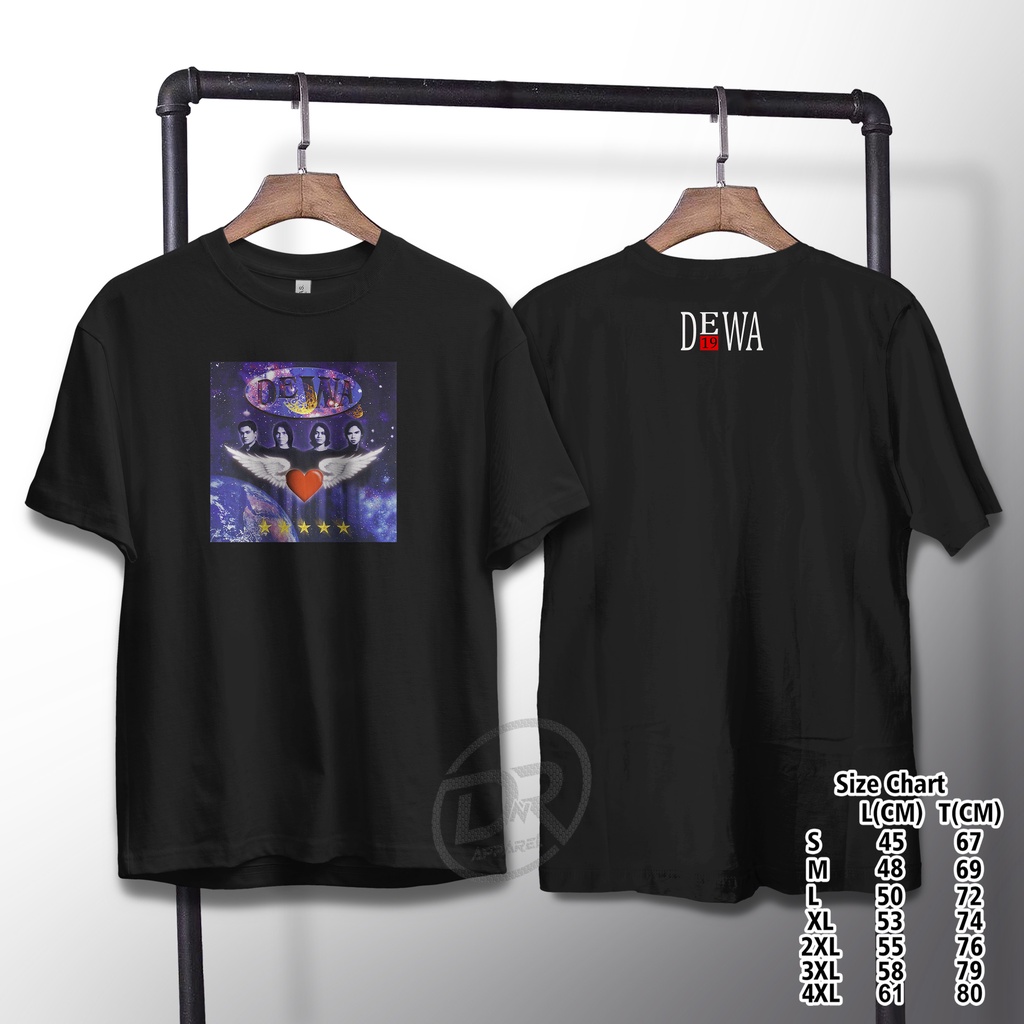 KAOS DEWA 19 ALBUM BINTANG LIMA / KAOS BALADEWA / KAOS DEWA 19 / KAOS OVERSIZE / BINTANG LIMA / KAOS