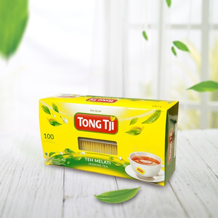 

Tong Tji Jasmine Tea dgn Amplop 100s, Teh Celup per Pack