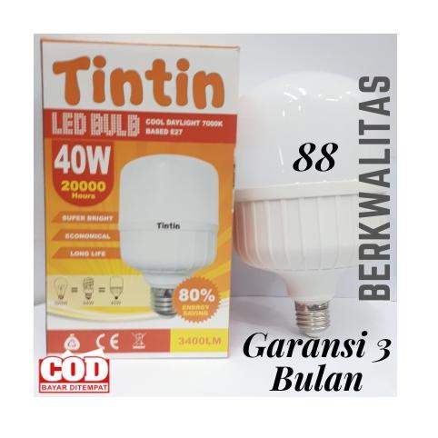 [PRODUK 9PVNI] Lampu Bohlam 40 Watt TINTIN - YUSCO / Bohlam 40 watt tintin - yusco / lampu LED TR9