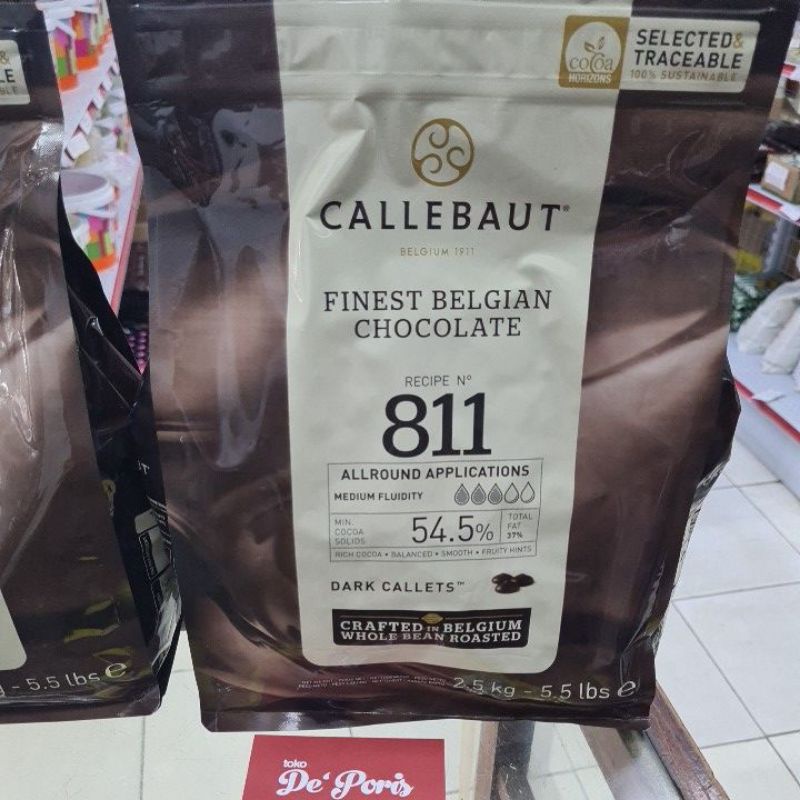 

Coklat Callebaut 811 dark 2.5kg