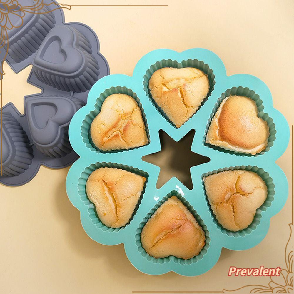 Preva Muffin Cup Cake Perlengkapan Pernikahan Es Batu Cupcake Handmade6 Cavity