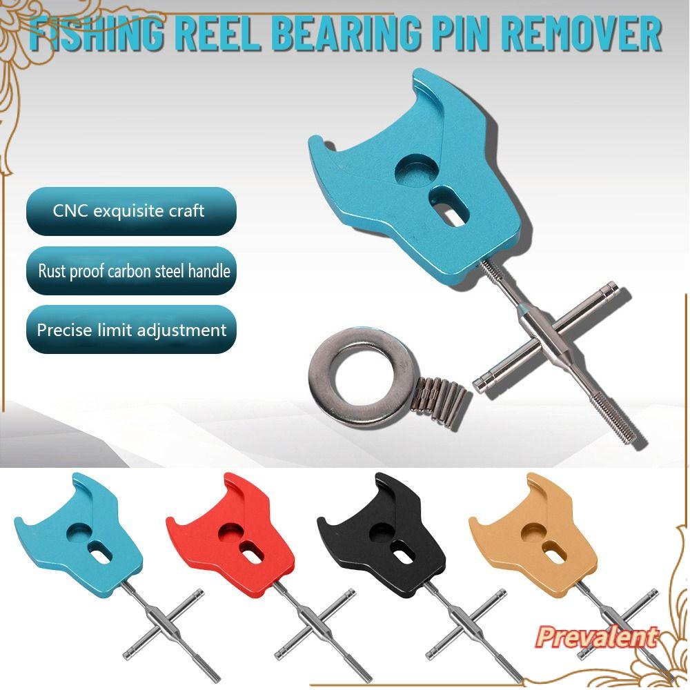 Preva Fishing Reel Bearing Pin Remover Alat Pelepas Pin Perbaikan Paduan Aluminium Baru