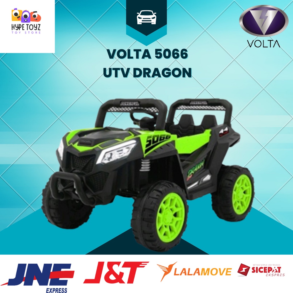 Mainan Mobil Aki Volta 5066 UTV Dragon - Merah - Merah