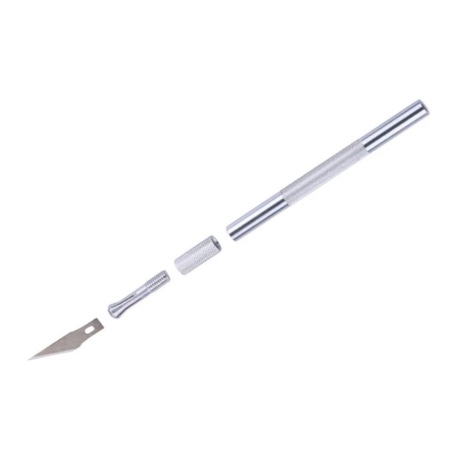 

pisau ukir + 1 mata pisau / 5pcs Refill only | Pisau Ukir Seni 5 isi Cutter Hobby Crafting Art Knife