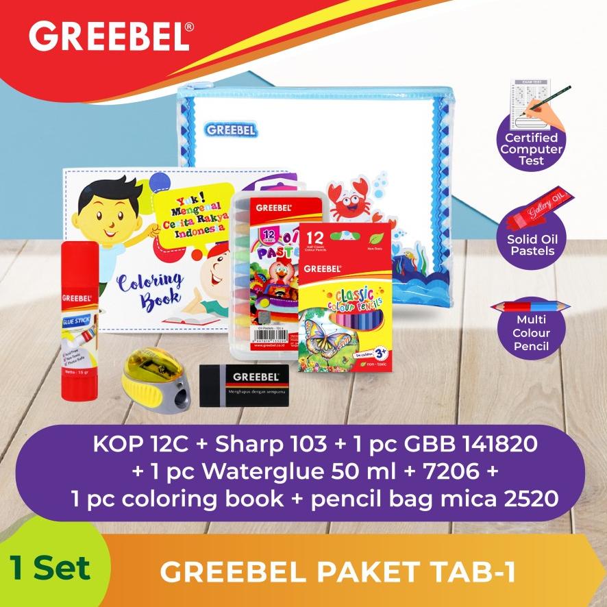 

GREEBEL PAKET ALAT TULIS TAB-1 TERLARISS...,,,,,