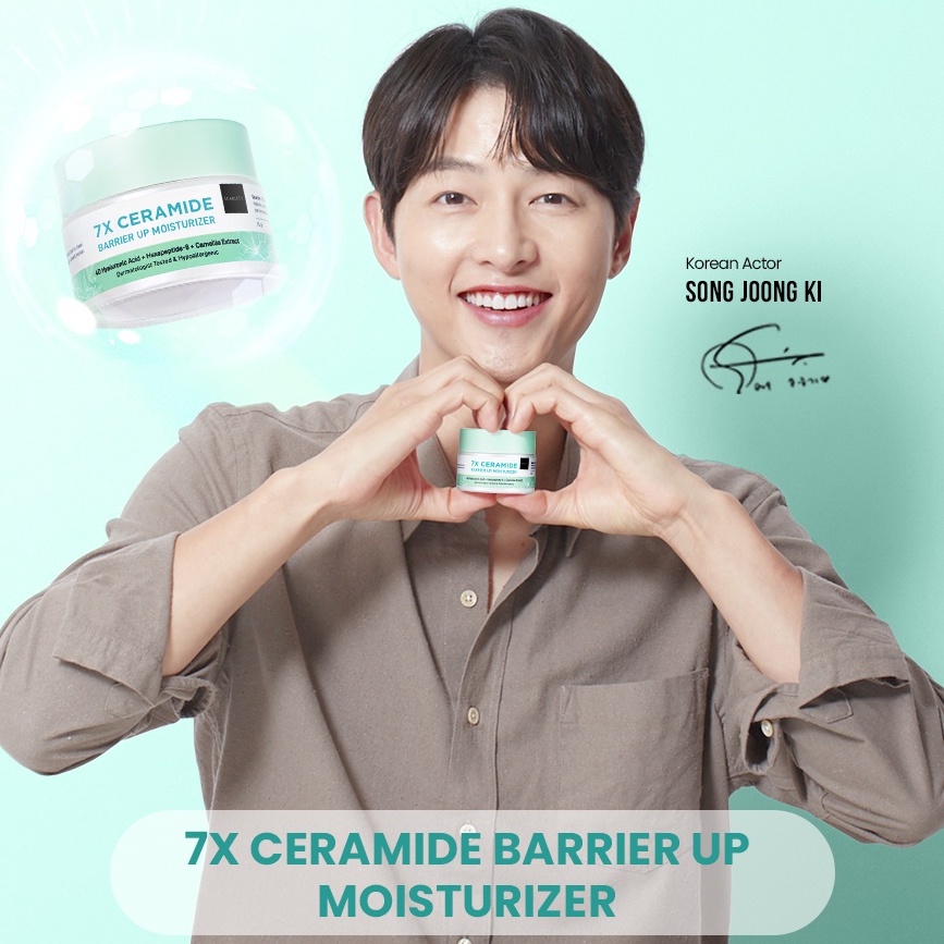 Scarlett Whitening 7x Ceramide Barrier Up Moisturizer / Sunscreen Sun Bright Daily SPF 50 PA+++ / Ag