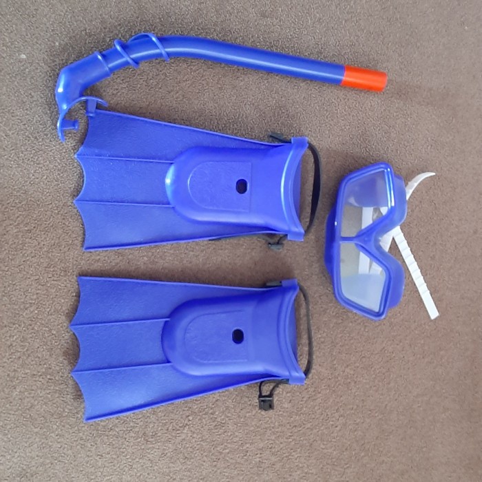 kacamata renang Kacamata renang anak snorkling kaca mata berenang kaki katak bebek K8P8 Fashion kaca