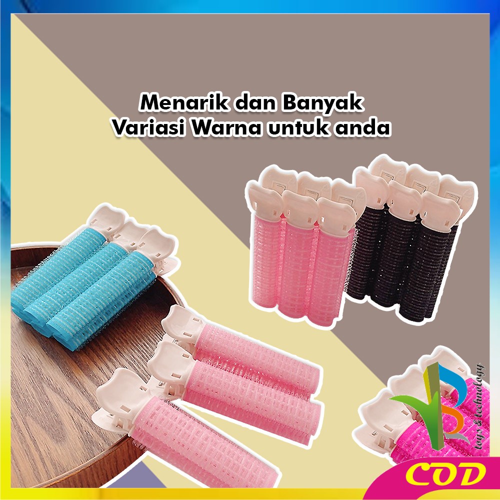 RB-C488 Jepit Roll Rambut 2IN1 Poni Bervolume Gaya Korea / Jepitan Sisir Gulungan Heatless / Hair Stylish Fashion Korea