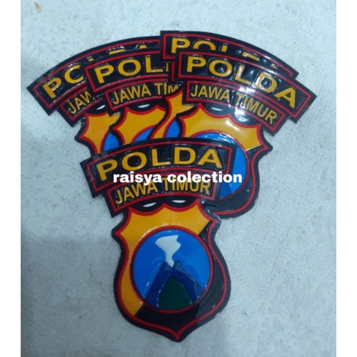 stiker keluarga besar polda jatim