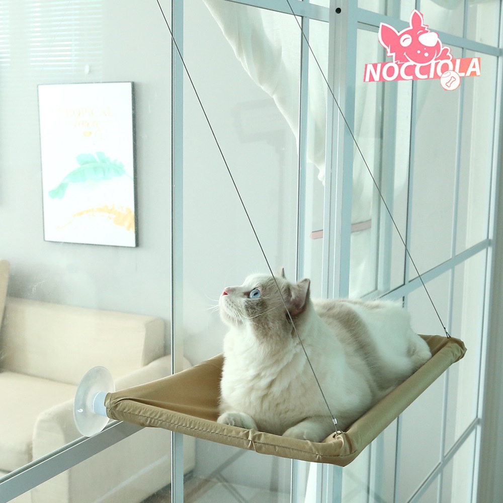 Kursi Hammock Jendela Kucing - Tempat Tidur Hammock Kucing Besar untuk Keselamatan Kursi Istirahat Kucing Dalam Ruangan