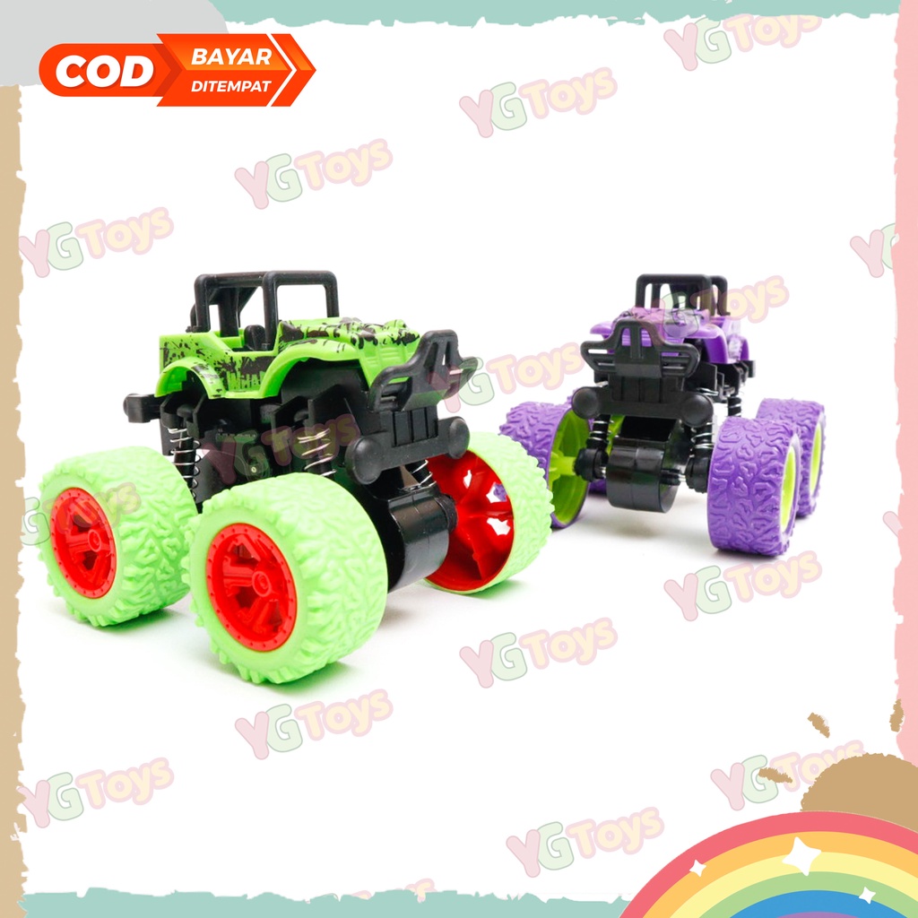 YGtoys Monster Zap Mainan Mobil Mobilan Jeep Jip anak Truk Truck Off Road 4 Wheel Drive Inertial