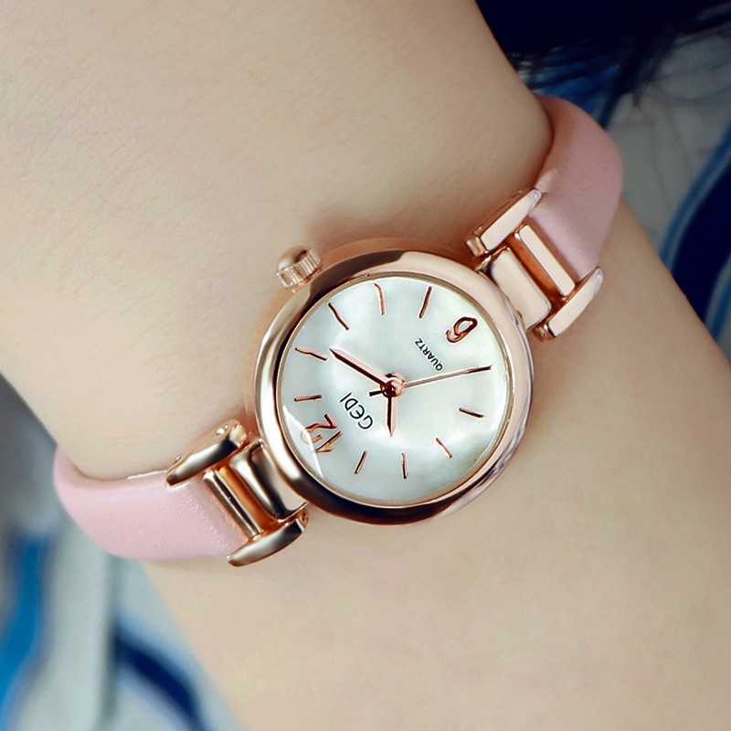 Jam Tangan Wanita RJ-11 Kulit Asli fashion import korea