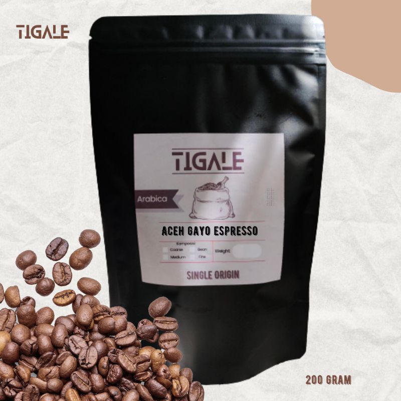 

TIGALE - KOPI ARABIKA GAYO ESPRESSO 500 GRAM