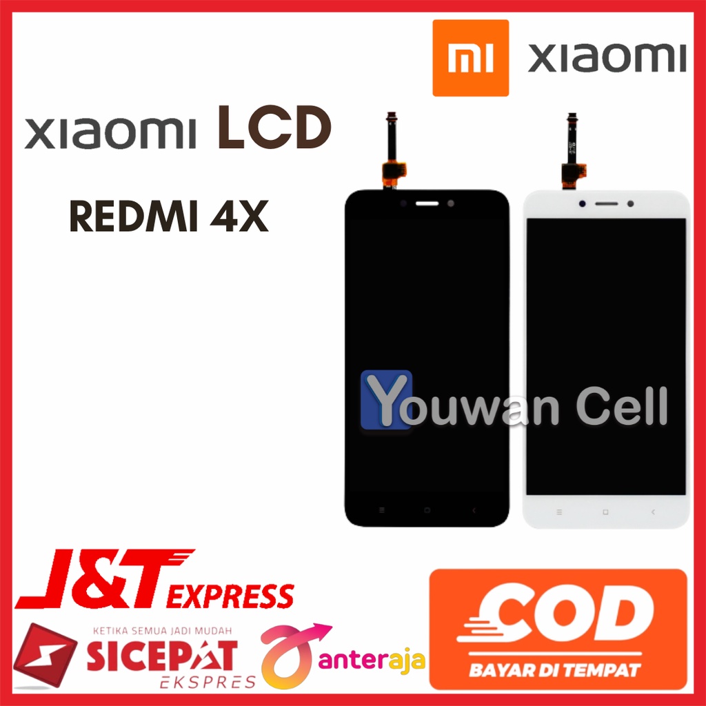 LCD XIAOMI REDMI 4X - ORIGINAL FULLSET