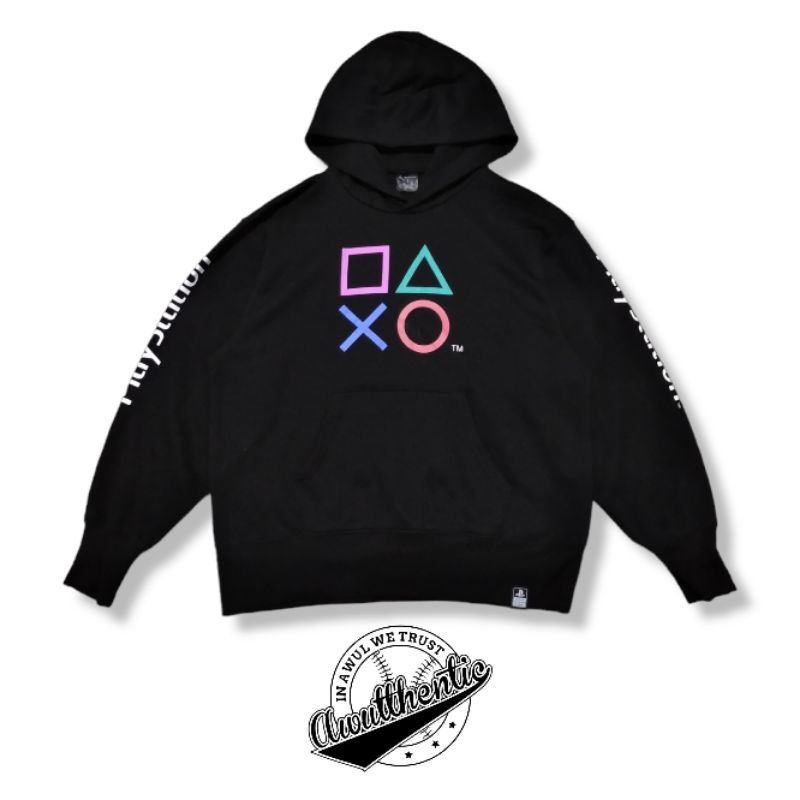Hoodie GU x PlayStation Black