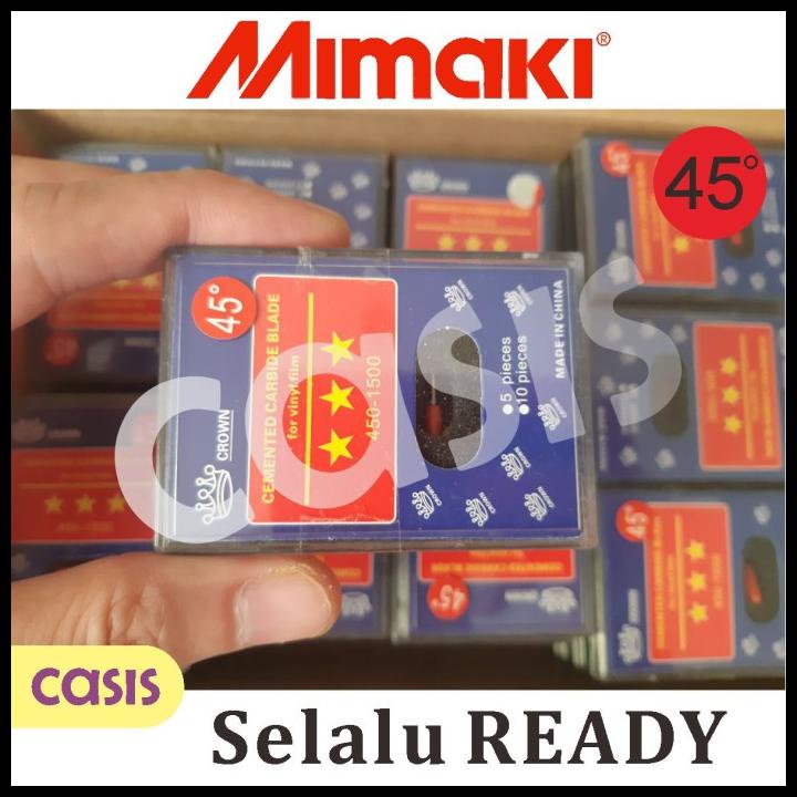 

Pisau Cutting Mimaki 45 Derajat 1 Box Isi 5 Pcs - Casis