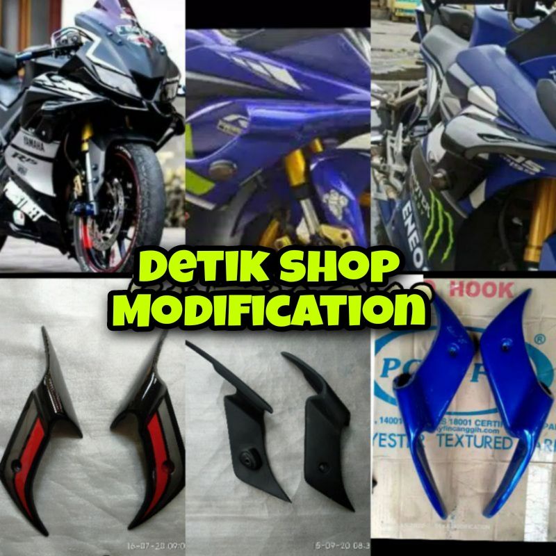 AERO FAIRING R15 V3 MODEL AERO FAIRING GP BUAT R15V3 WINGLET GP