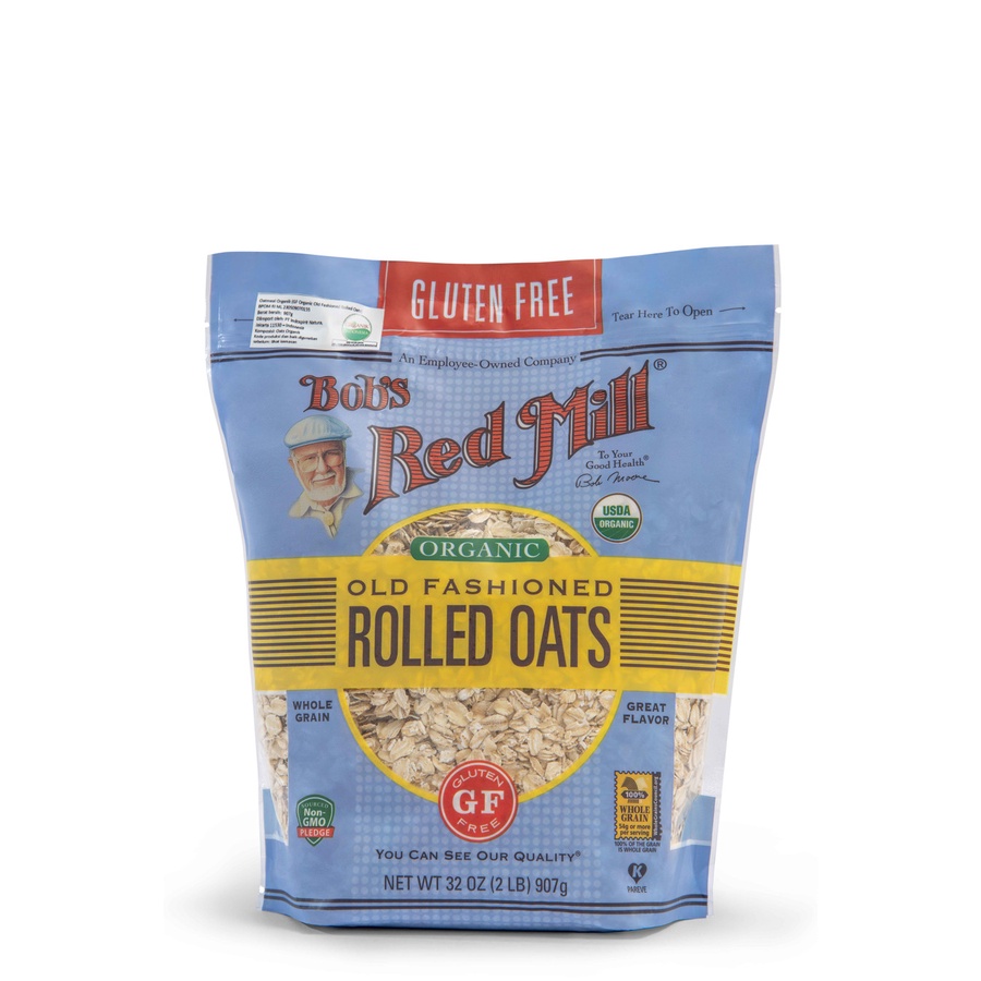 

Bob's Red Mill Gluten Free Organic Old Fashioned Rolled Oat 907 gr
